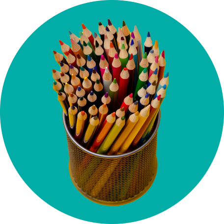 Pencils in a jar