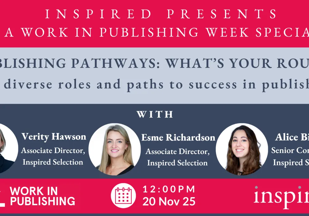 headshots of speakers with the title: Publishing Pathways: Whats your route